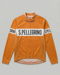 retrolica MEN / XS 1950s - 60s San Pellegrino Long Sleeve Retro Cycling Jersey - Italian Classic Team Replica