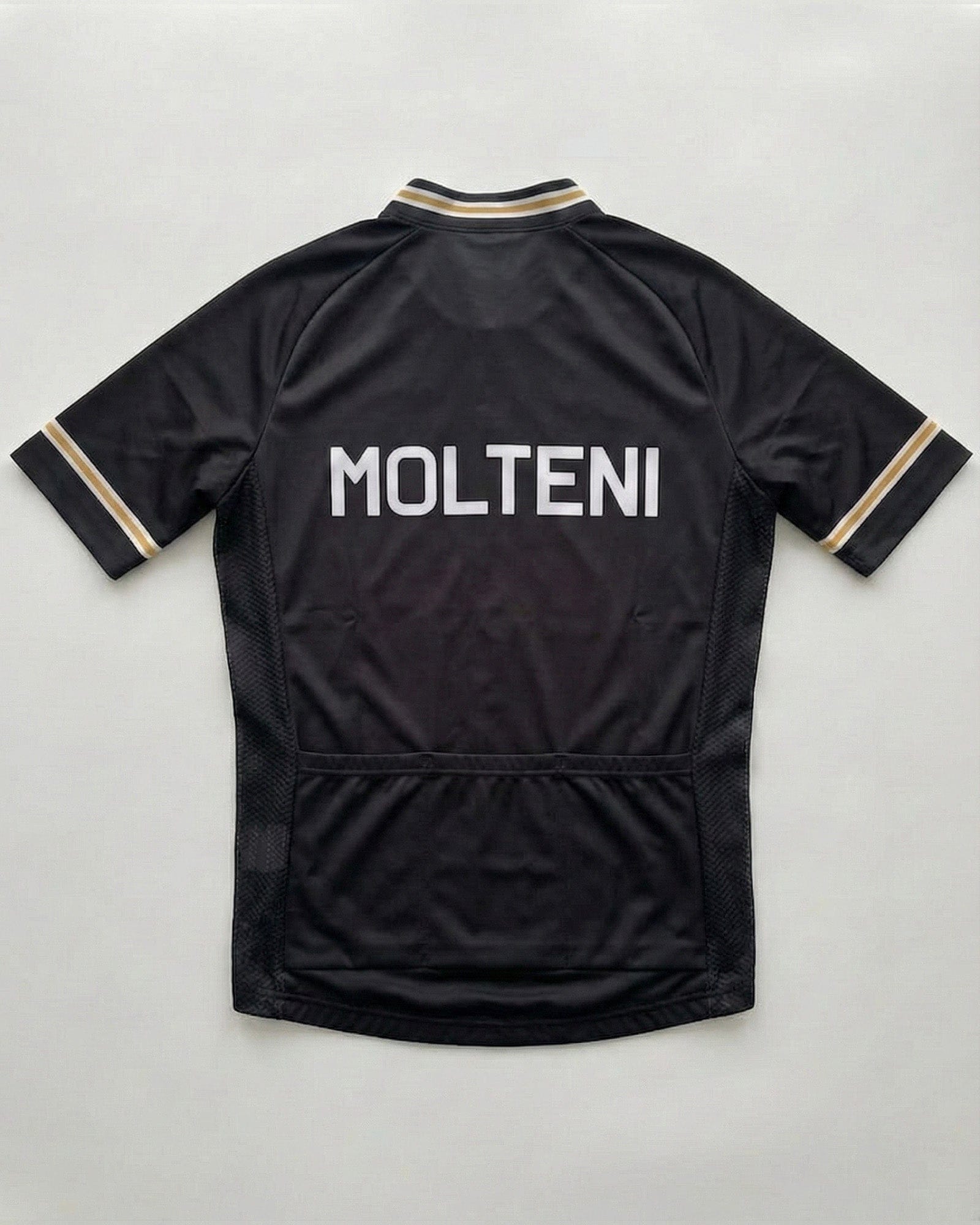 retrolica 1960s Molteni Black Retro Cycling Jersey - Iconic Italian Classic