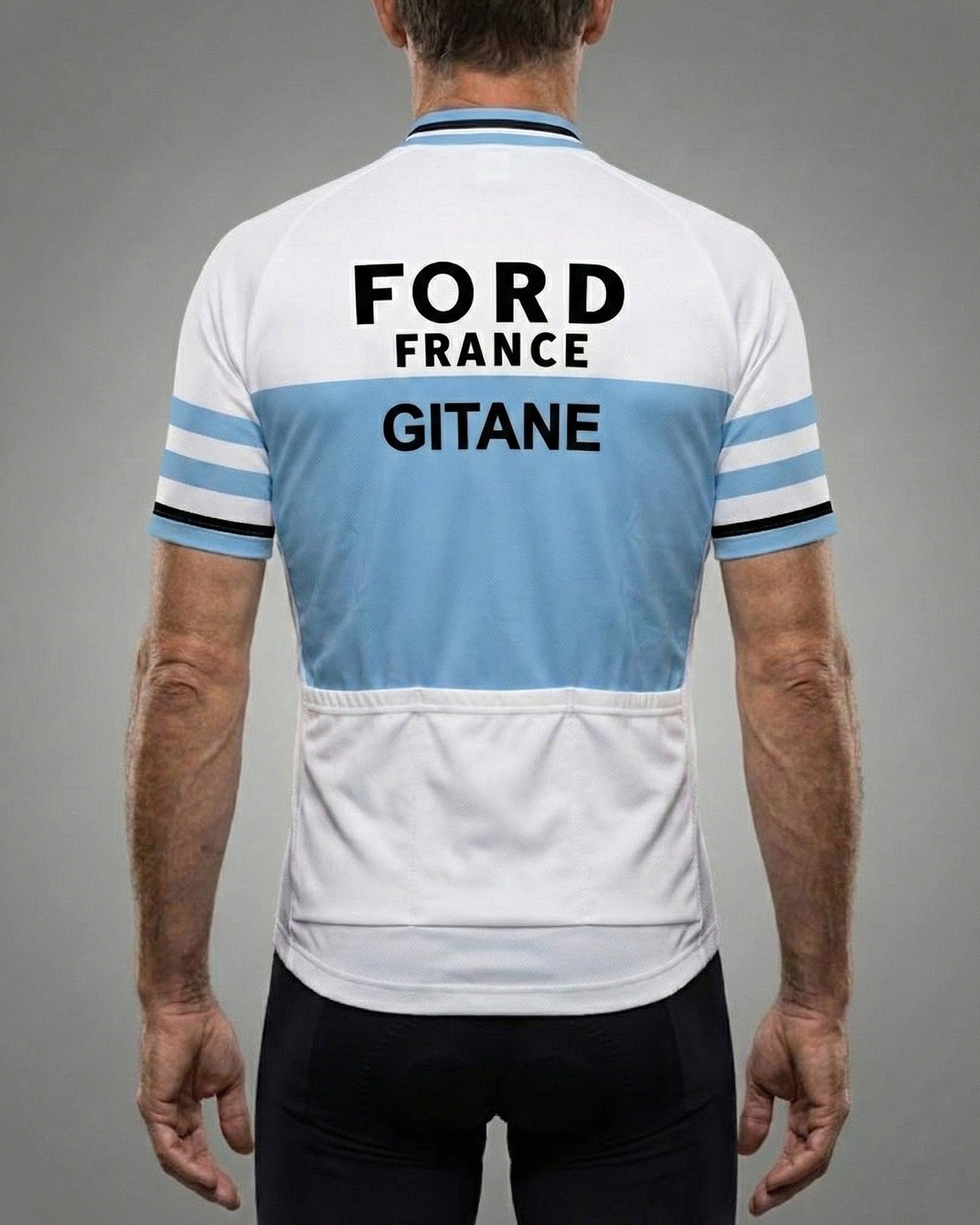 retrolica 1966 Ford France Gitane Tour de France Retro Cycling Jersey - Lucien Aimar