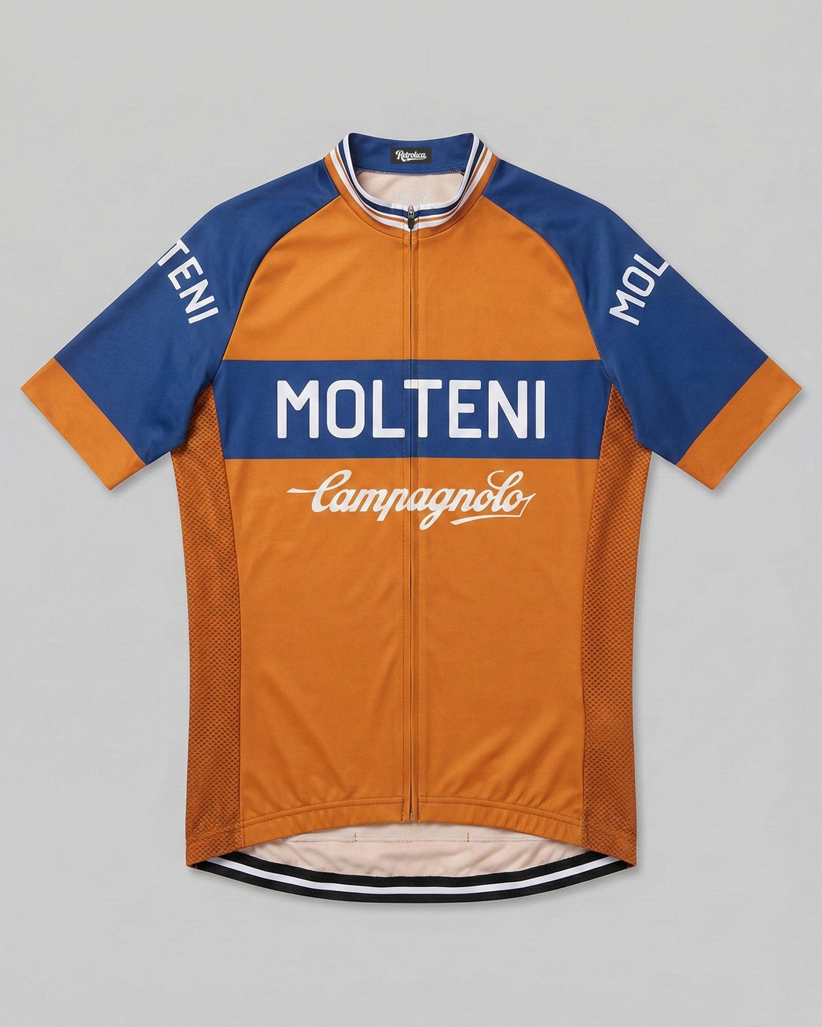 retrolica MEN / XS 1970s Molteni Campagnolo Retro Cycling Jersey - Eddy Merckx Legend