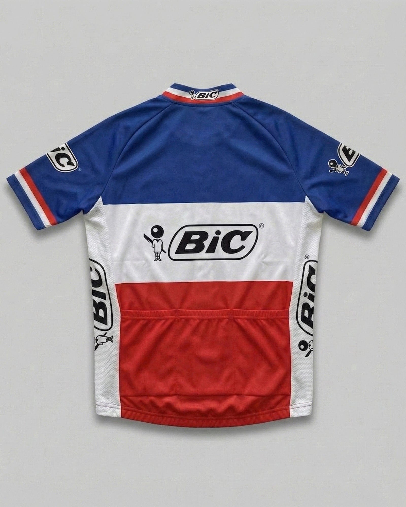 retrolica WOMEN / XS 1973 BIC France Tricolor Retro Short Sleeve Cycling Jersey