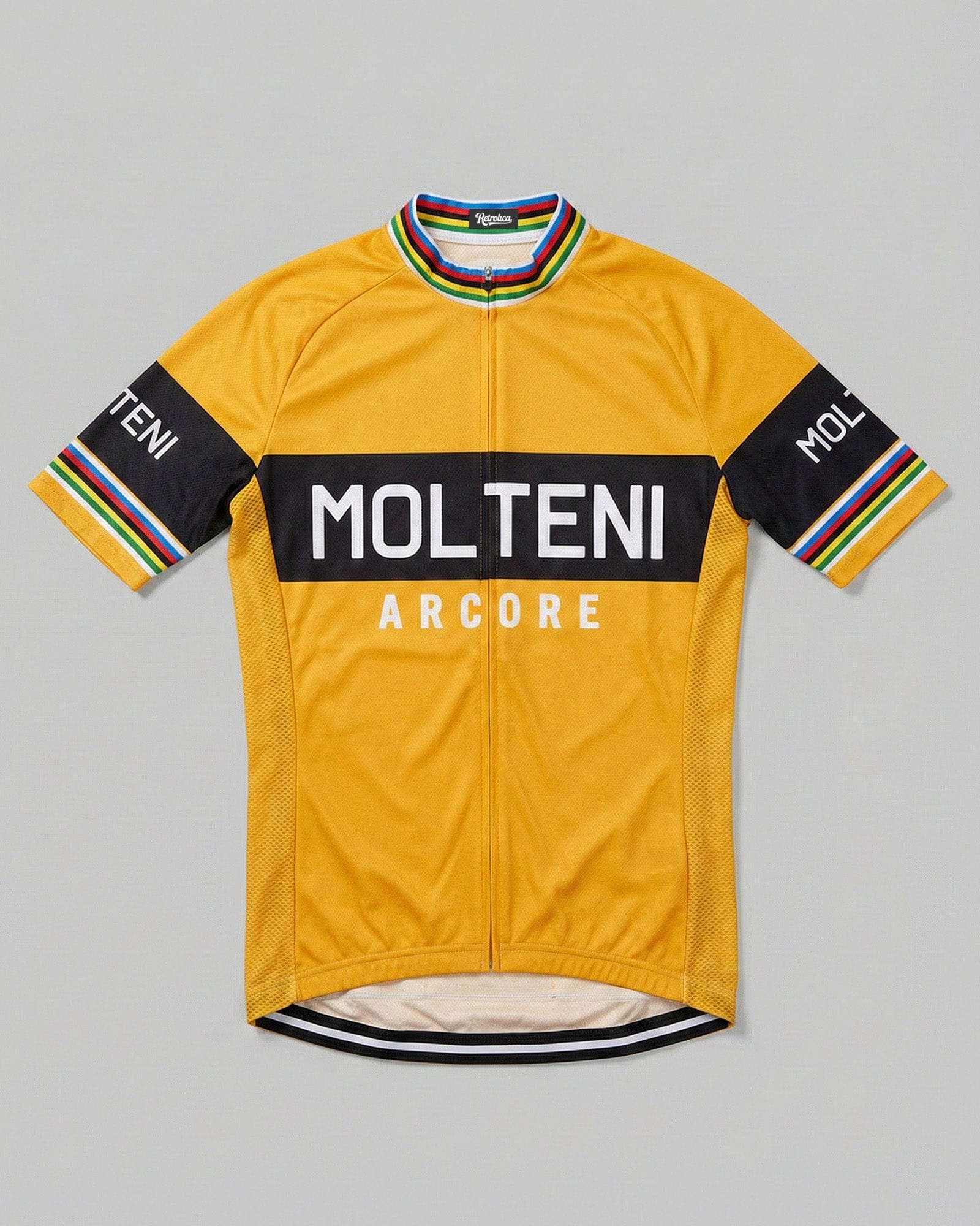 retrolica MEN / XS 1975 Molteni Arcore World Champion Retro Cycling Jersey - Eddy Merckx