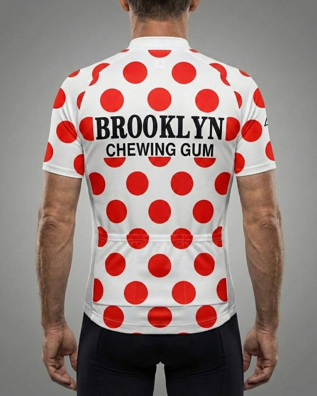 retrolica 1976 Brooklyn Tour de France King of the Mountains Polka Dot Retro Cycling Jersey