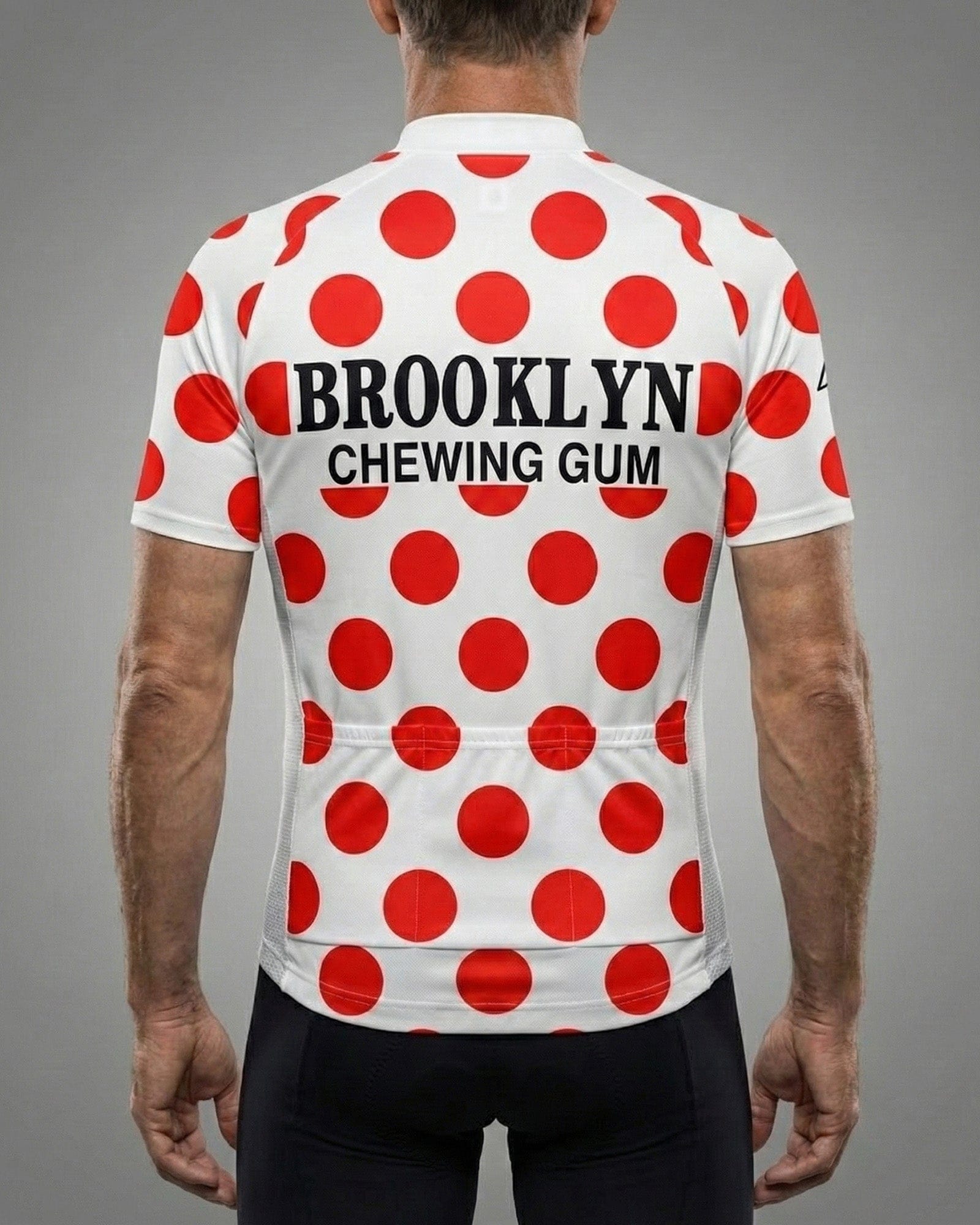 retrolica 1976 Brooklyn Tour de France King of the Mountains Polka Dot Retro Cycling Jersey
