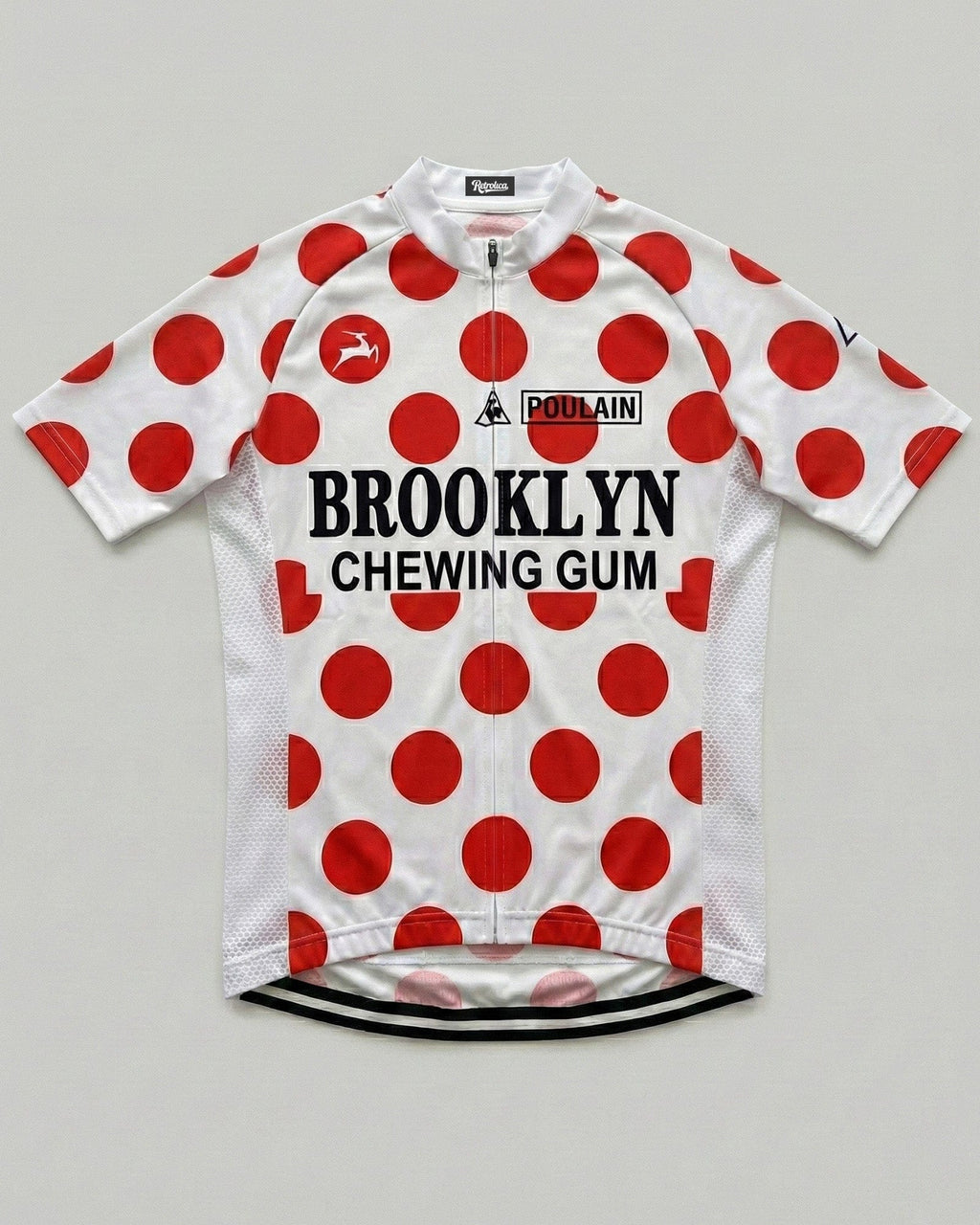 retrolica MEN / XS 1976 Brooklyn Tour de France King of the Mountains Polka Dot Retro Cycling Jersey