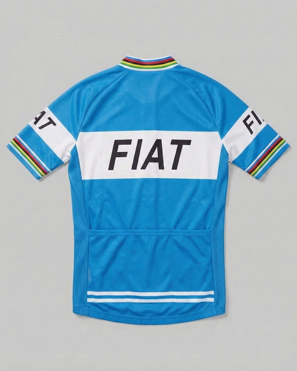 retrolica 1977 Fiat France Retro Cycling Jersey - Eddy Merckx Final Pro Season