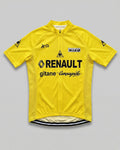 retrolica 1978 Renault-Gitane Tour de France Maillot Jaune Retro Cycling Jersey - Bernard Hinault First Win