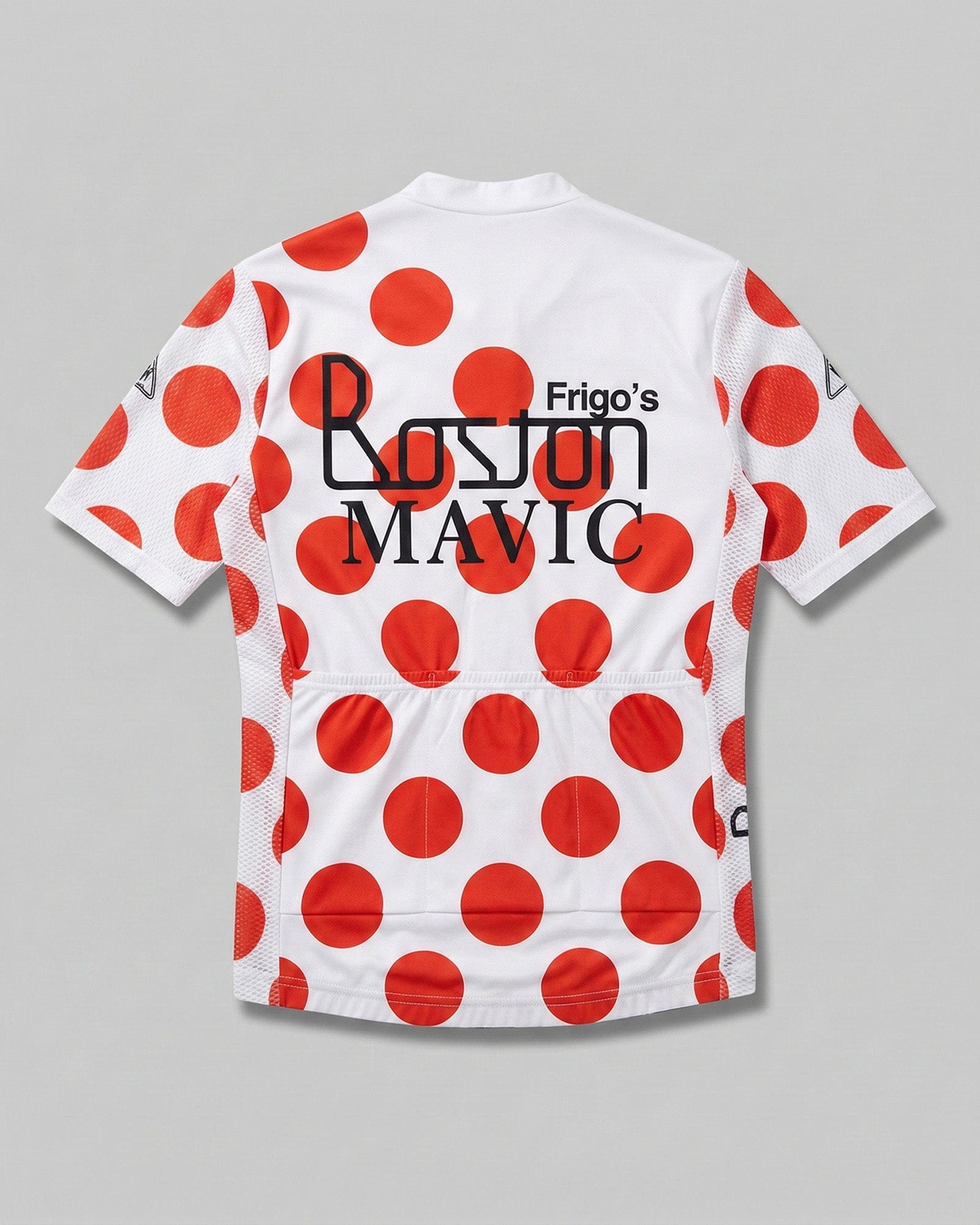 retrolica 1981 Tour de France KOM Polka Dot Retro Cycling Jersey - Lucien Van Impe Boston-Mavic