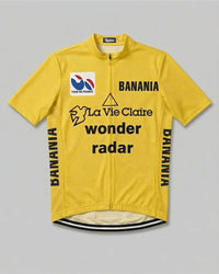 retrolica MEN / XS 1986 La Vie Claire Tour de France Yellow Retro Cycling Jersey - Greg LeMond