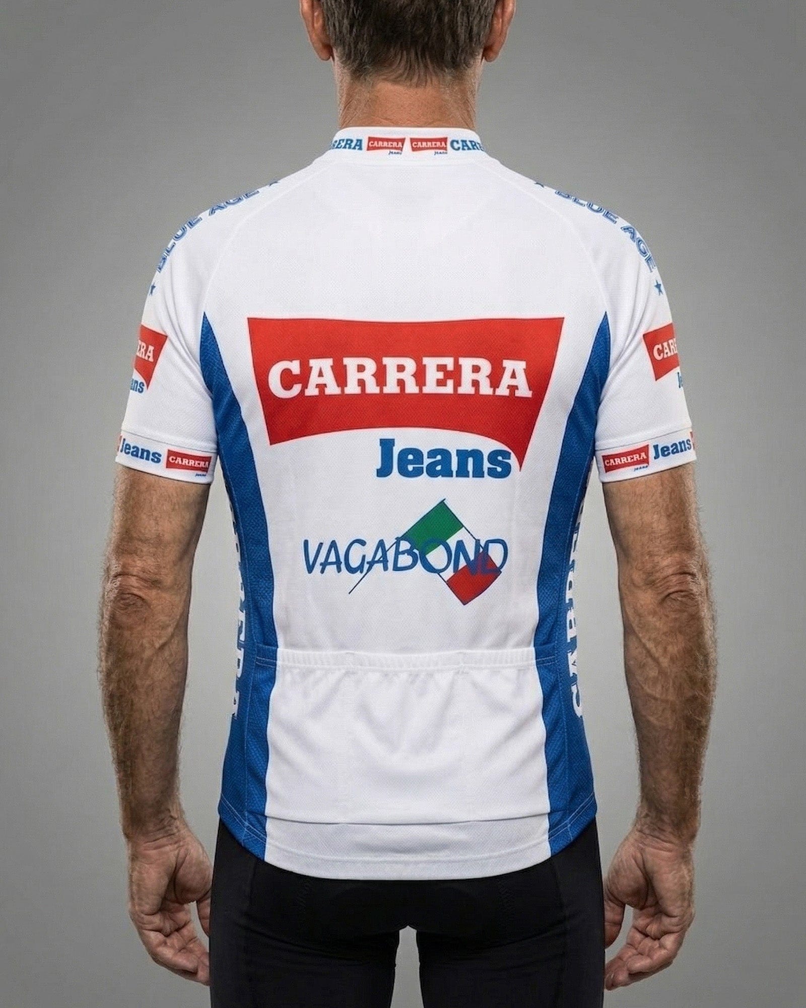 retrolica 1987 Carrera Jeans Retro Cycling Jersey - Stephen Roche Triple Crown Edition