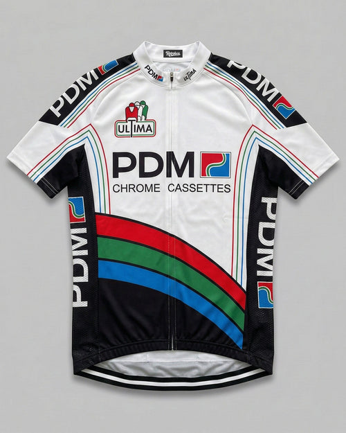 retrolica MEN / XS 1988-1992 PDM Chrome Cassettes Retro Cycling Jersey - Sean Kelly Edition