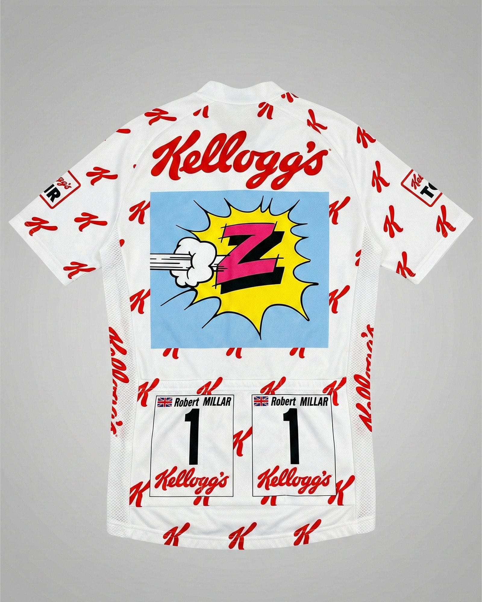 retrolica 1990 Kellogg's Tour King of the Mountains Retro Cycling Jersey - Robert Millar