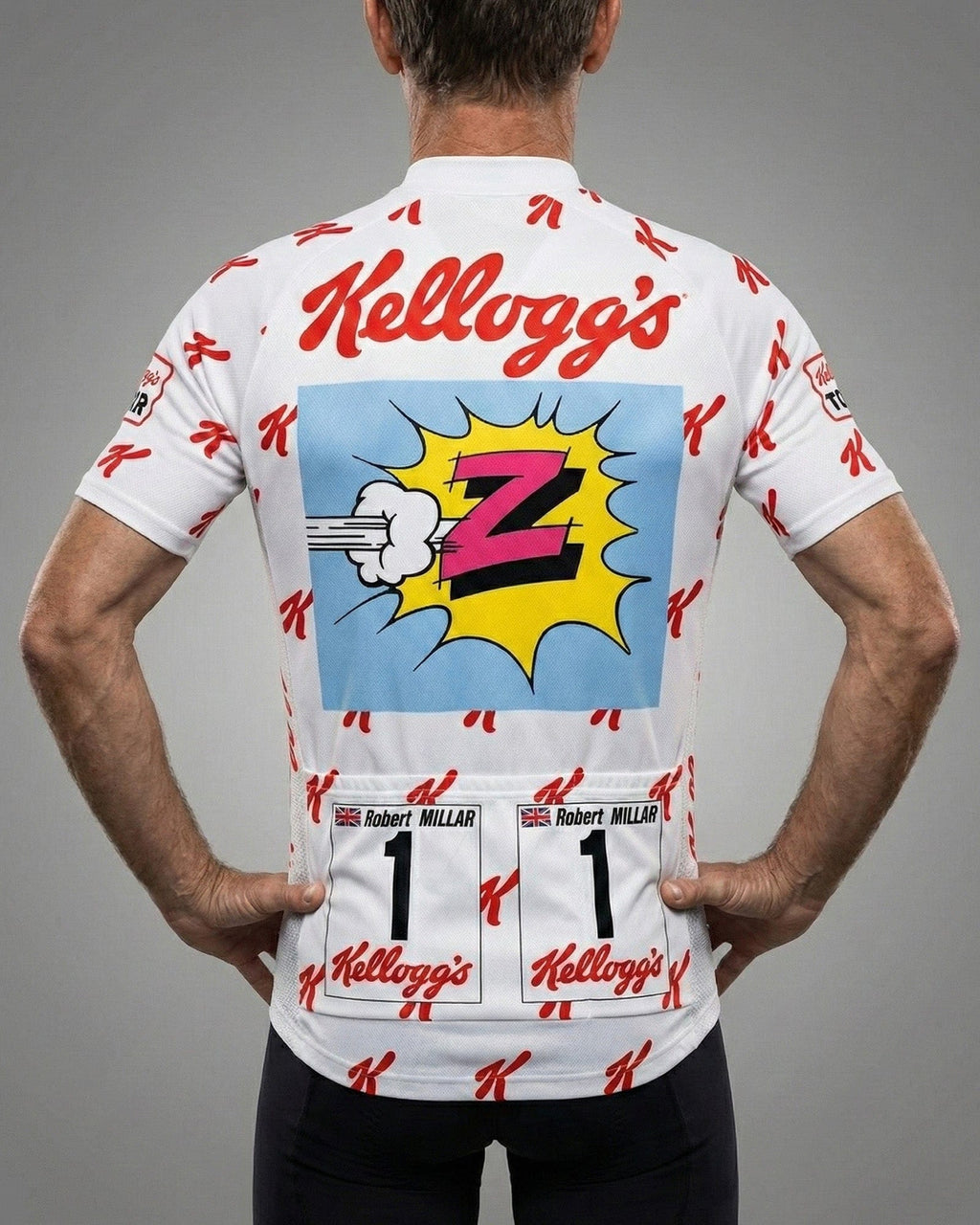 retrolica 1990 Kellogg's Tour King of the Mountains Retro Cycling Jersey - Robert Millar