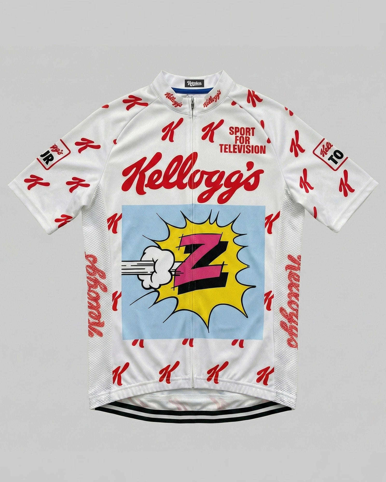 retrolica MEN / XS 1990 Kellogg's Tour King of the Mountains Retro Cycling Jersey - Robert Millar