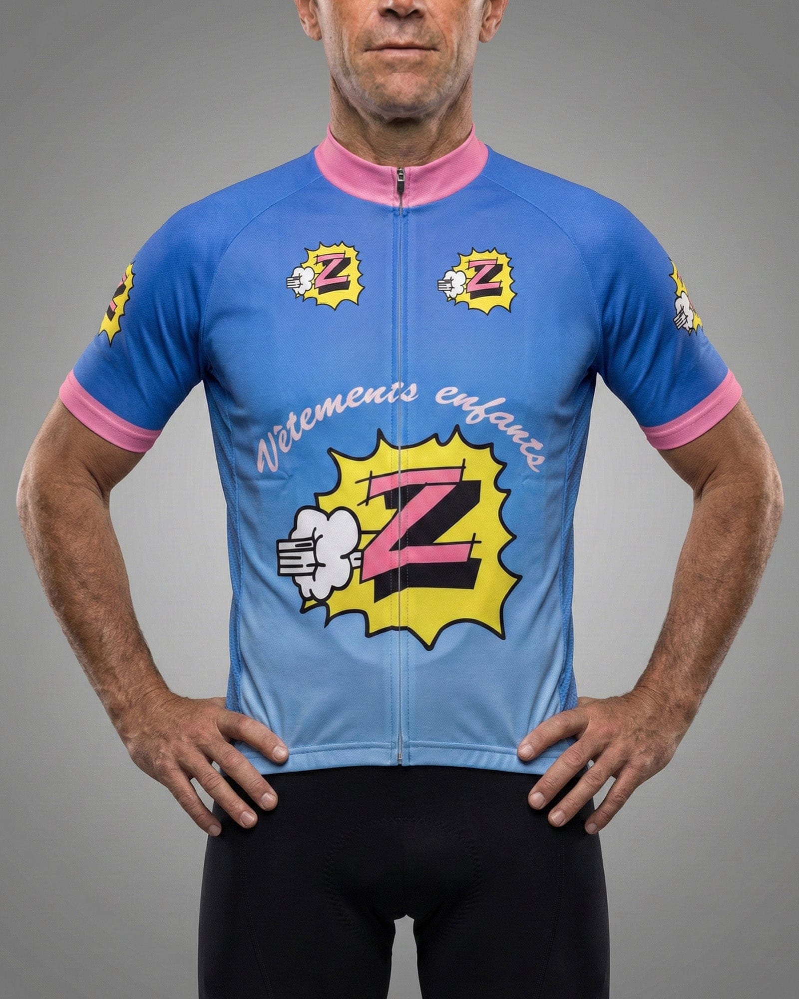 retrolica 1990 Z Vêtements Enfants Retro Cycling Jersey - Greg LeMond