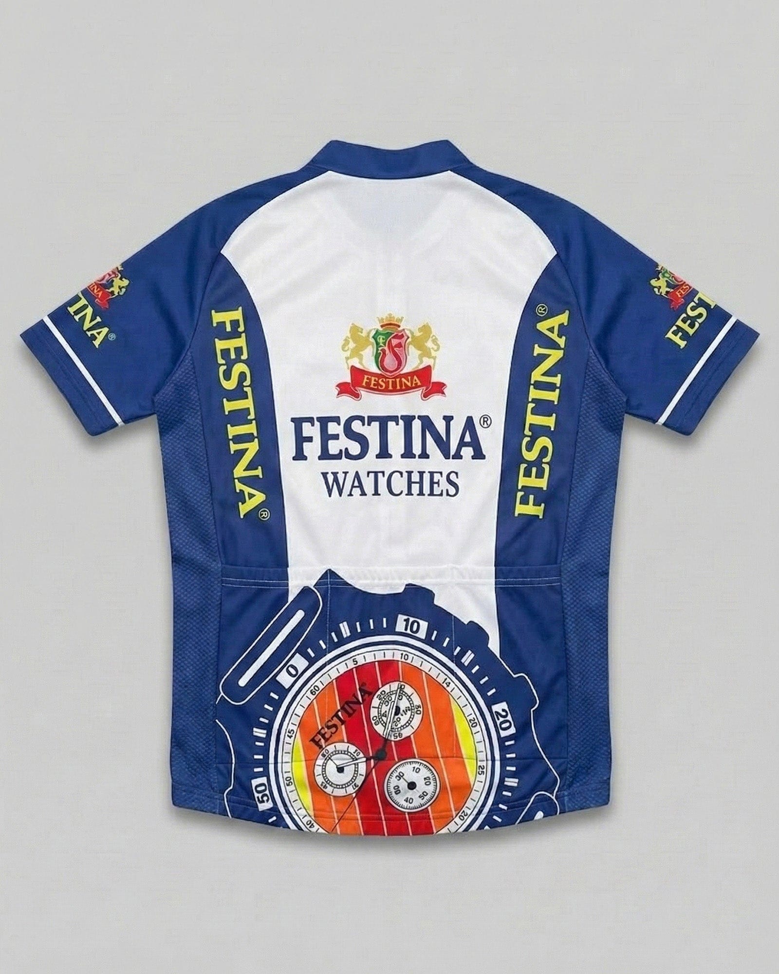 retrolica 1990s Festina Watches Retro Cycling Jersey - Peugeot-Festina Era