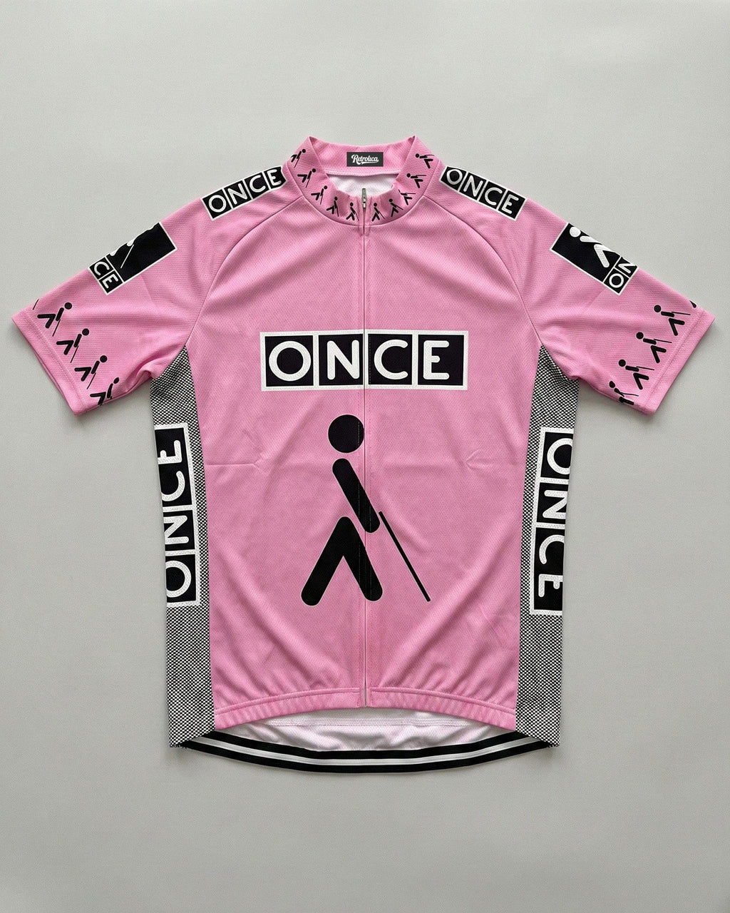 retrolica MEN / XS 1990s ONCE Pink Retro Cycling Jersey - Laurent Jalabert & Alex Zülle