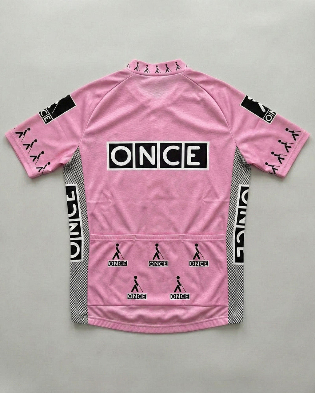 retrolica 1990s ONCE Pink Retro Cycling Jersey - Laurent Jalabert & Alex Zülle