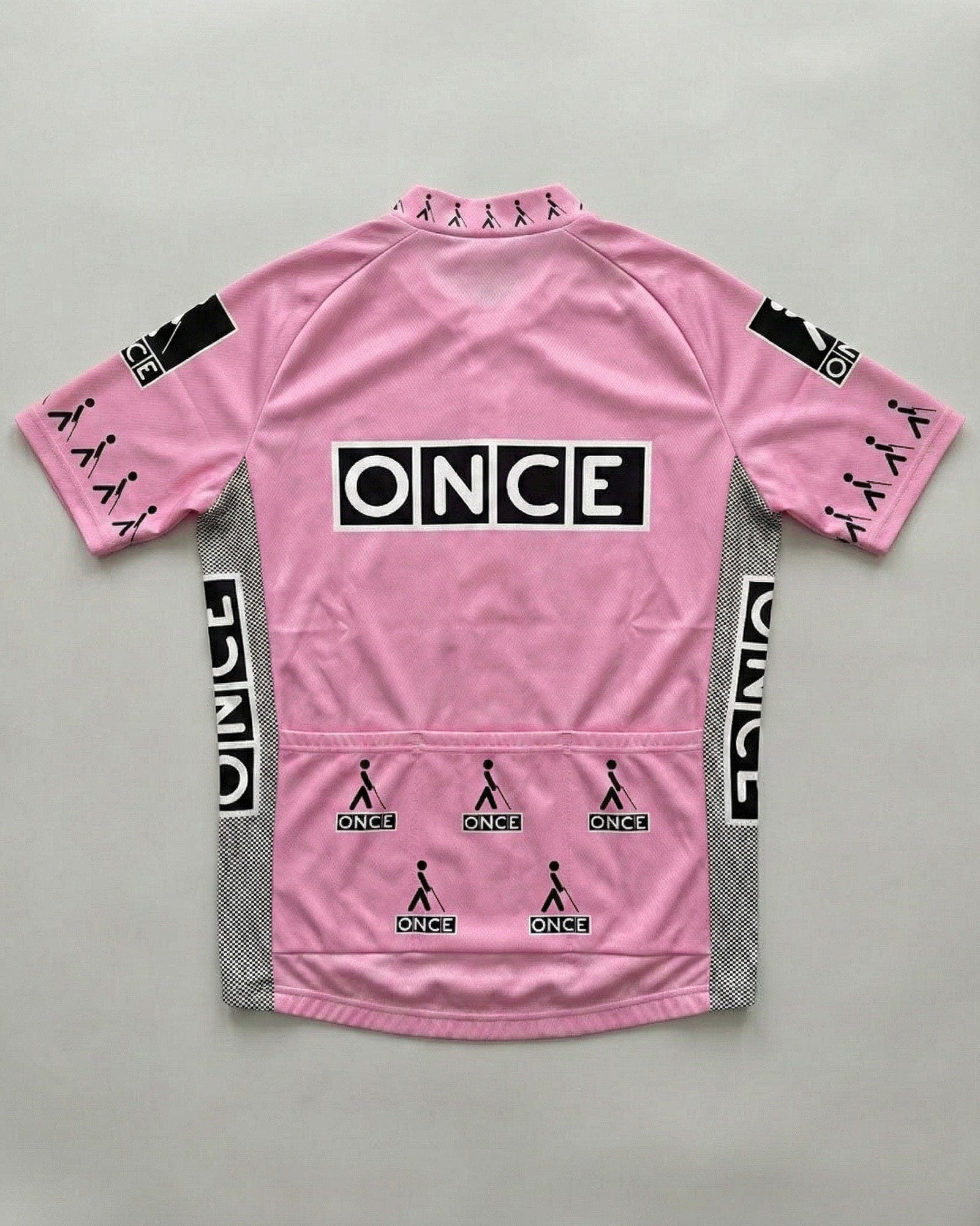 retrolica 1990s ONCE Pink Retro Cycling Jersey - Laurent Jalabert & Alex Zülle
