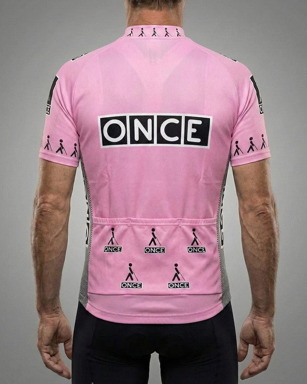 retrolica 1990s ONCE Pink Retro Cycling Jersey - Laurent Jalabert & Alex Zülle