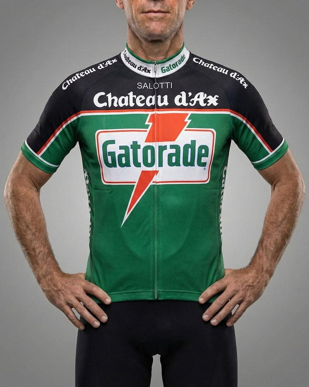 retrolica 1991 Gatorade Chateau d'Ax Retro Cycling Jersey - Gianni Bugno Icon