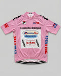 retrolica MEN / XS 1999 Giro d'Italia Maglia Rosa Retro Cycling Jersey - Marco Pantani