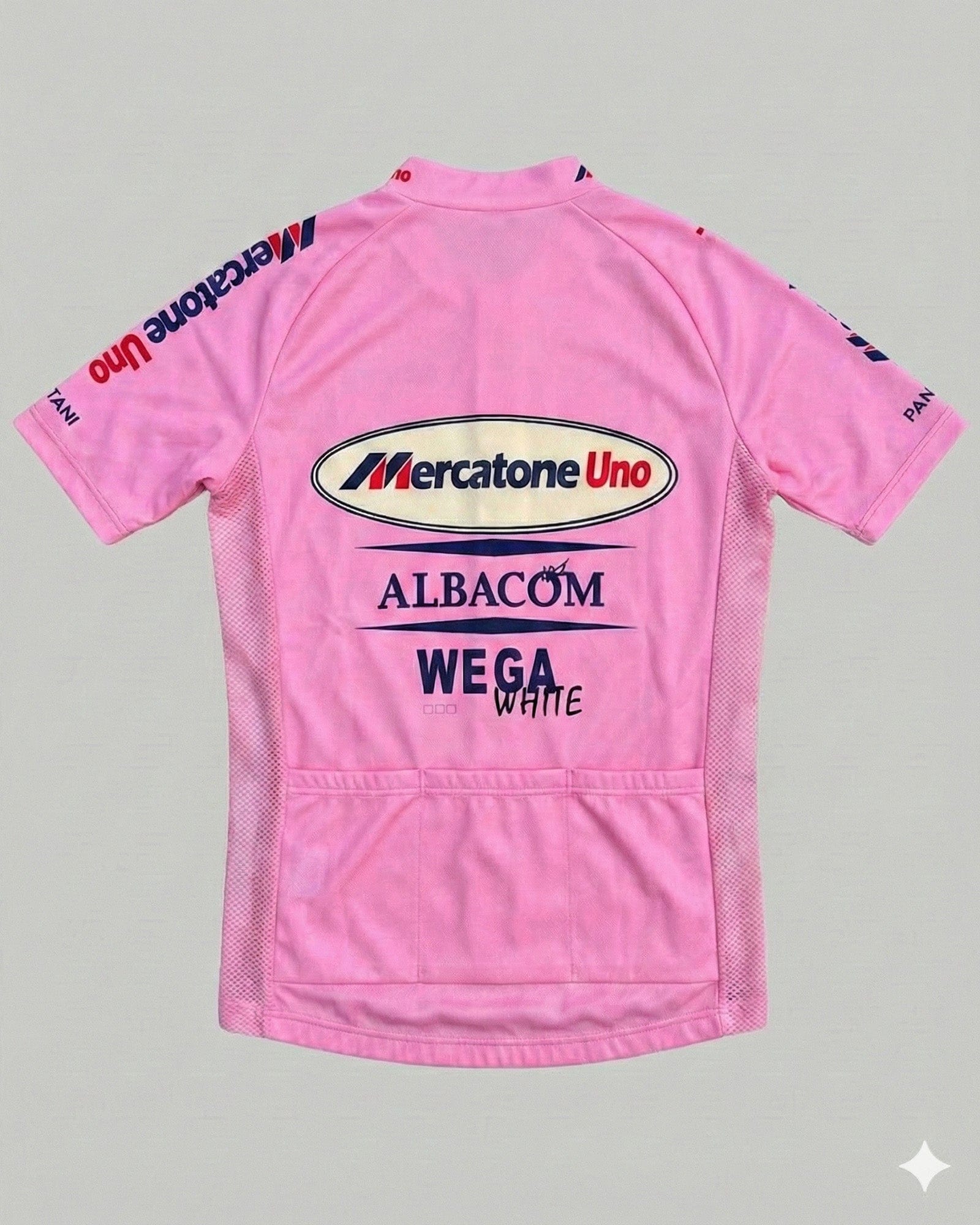 retrolica 2000 Mercatone Uno Albacom Pink Retro Cycling Jersey - Marco Pantani