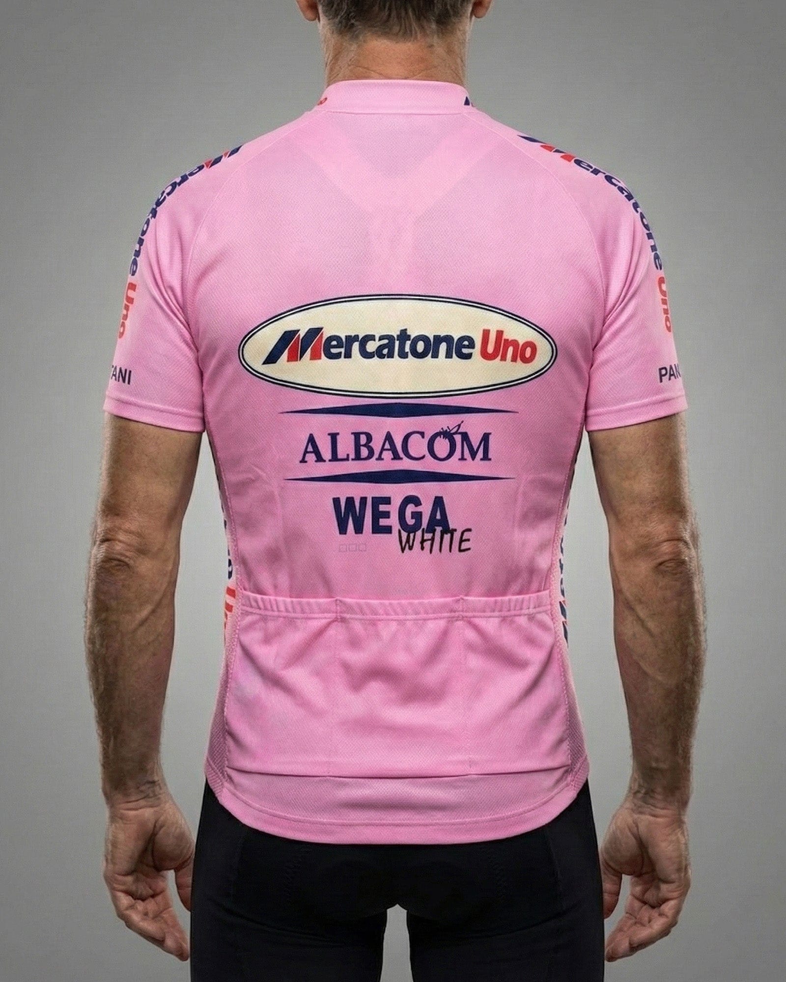 retrolica 2000 Mercatone Uno Albacom Pink Retro Cycling Jersey - Marco Pantani