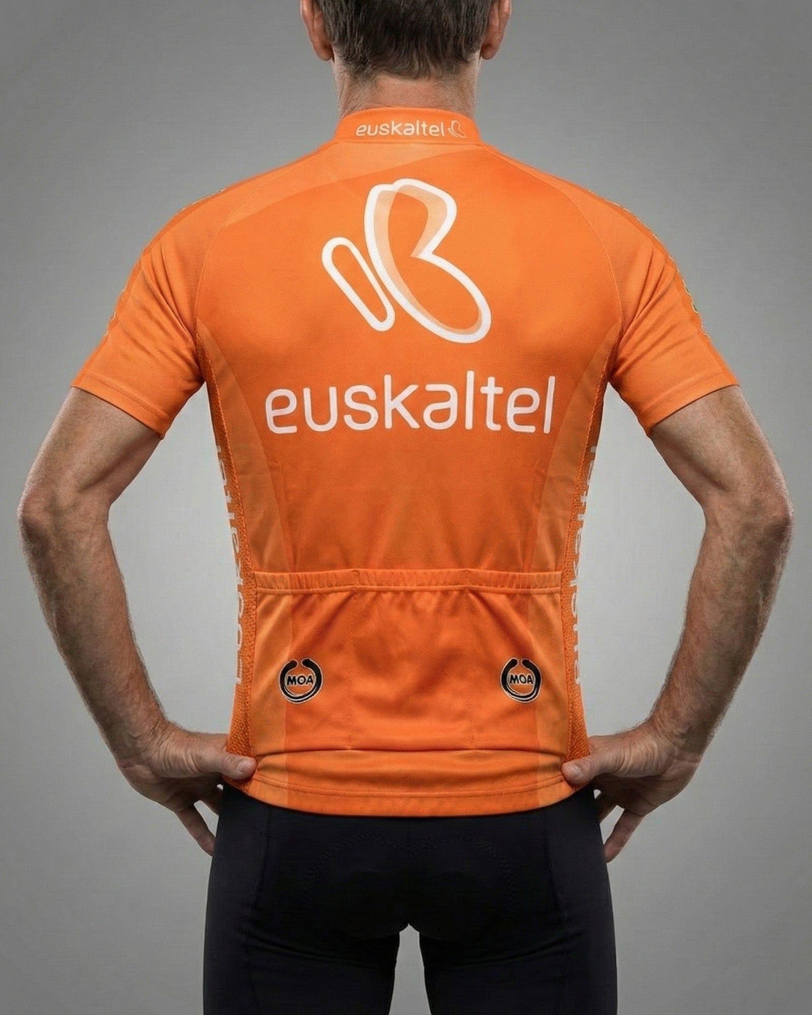 retrolica 2003 Euskaltel-Euskadi Orange Retro Cycling Jersey - Basque Classic