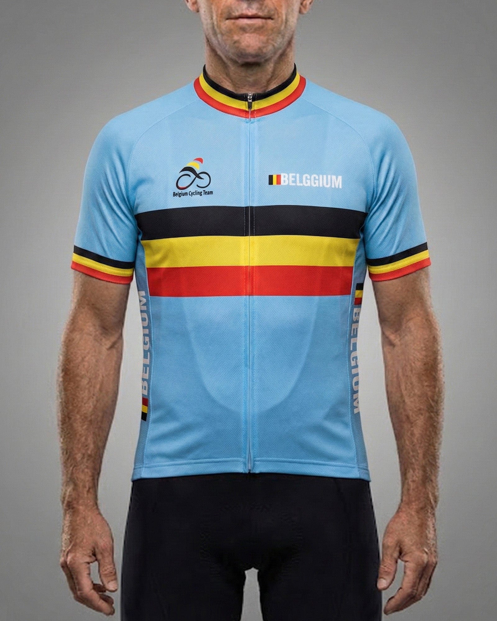 retrolica 2013 Belgium National Team Retro Cycling Jersey - UCI World Championships Tuscany