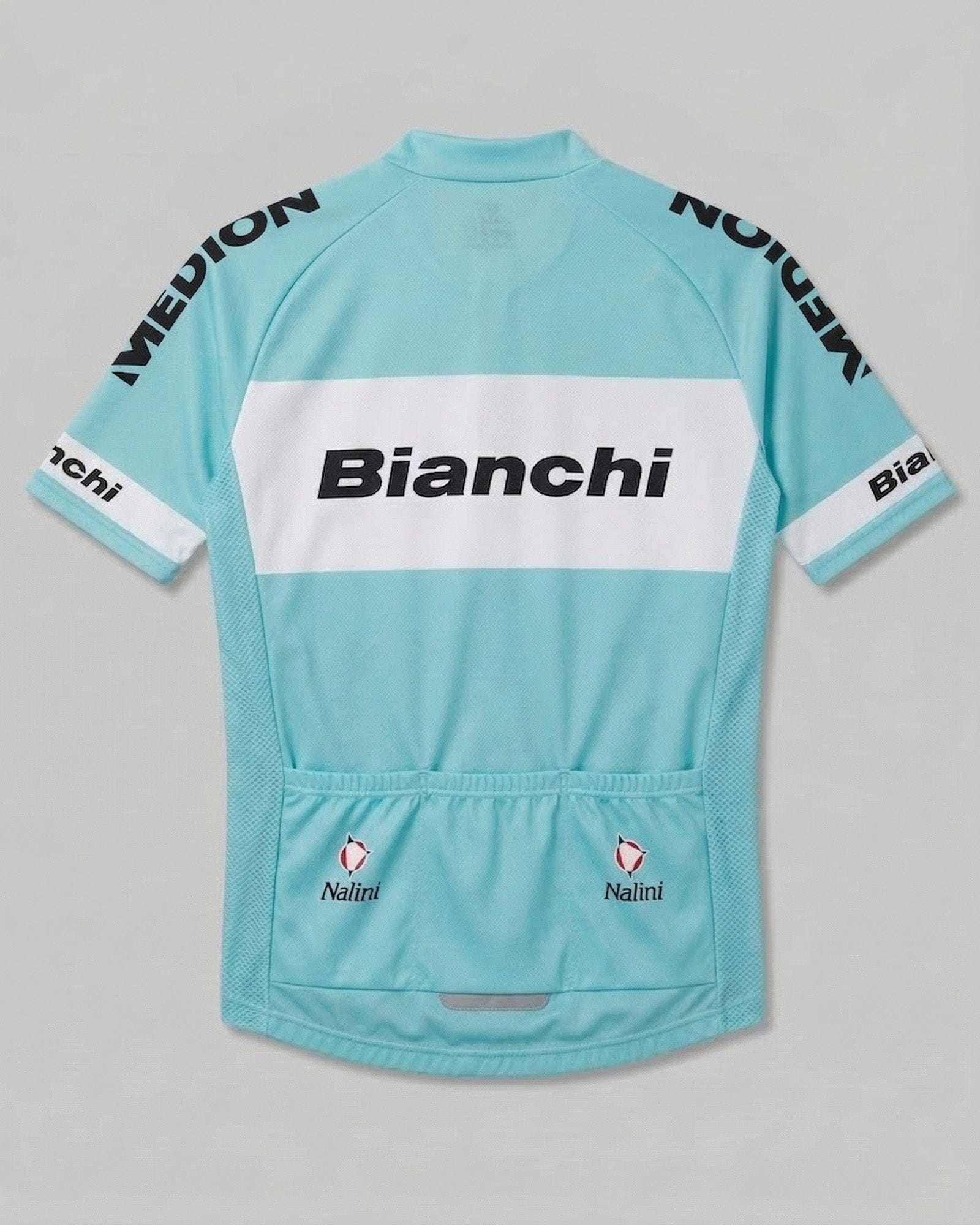 retrolica Bianchi Nalini Retro Cycling Jersey - Celeste Italian Pro Team Classic