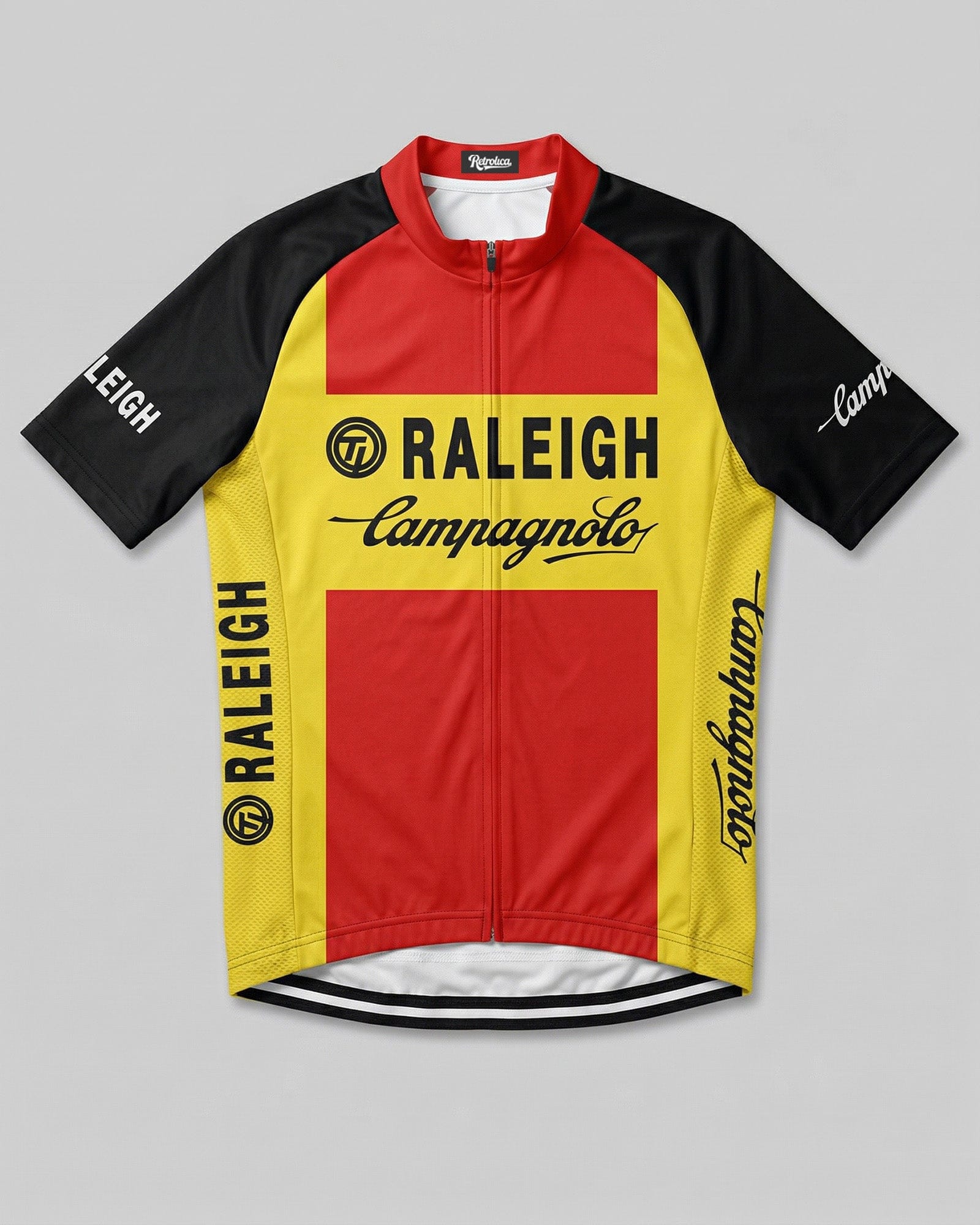 retrolica TI Raleigh Campagnolo Retro Cycling Jersey - Classic 1970s-80s Team Edition