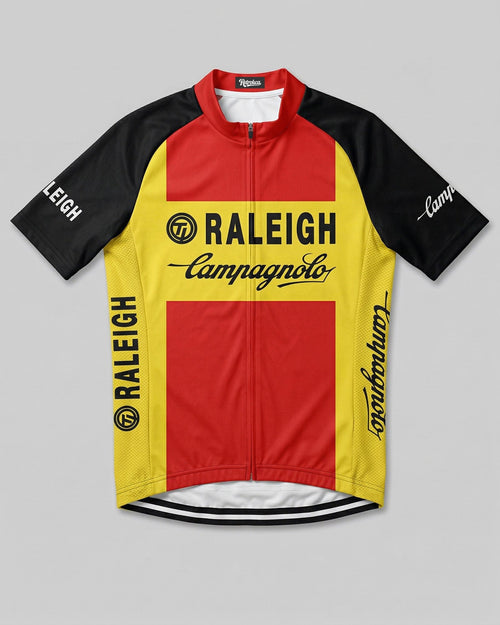 retrolica TI Raleigh Campagnolo Retro Cycling Jersey - Classic 1970s-80s Team Edition